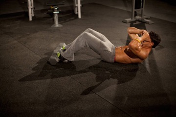 3/4 Sit-Up: posición inicial