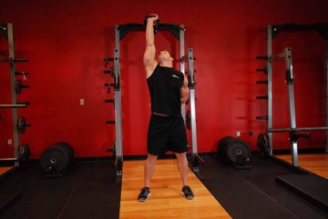 Advanced Kettlebell Windmill: posición inicial