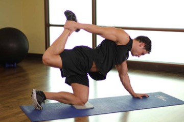 All Fours Quad Stretch: posición final