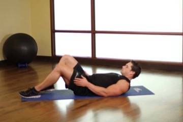 Ankle On The Knee: posición inicial