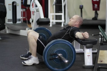 Hip thrust: posición inicial