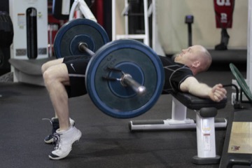 Hip thrust: posición final