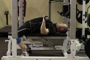 Bench Press - Powerlifting: posición final