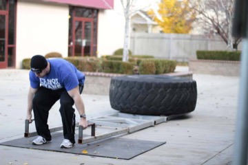 Car Deadlift: posición final