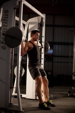 Chair Squat: posición inicial