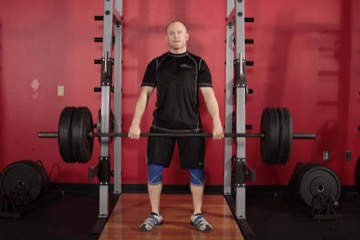 Clean Shrug: posición inicial