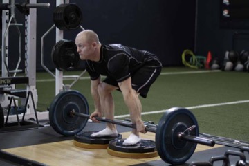 Deficit Deadlift: posición inicial