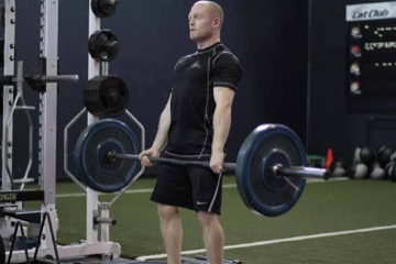 Deficit Deadlift: posición final