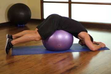 Downward Facing Balance: posición inicial