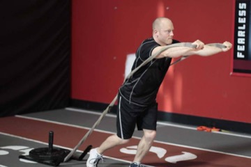 Forward Drag with Press: posición final