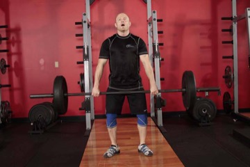 Hang Clean: posición inicial