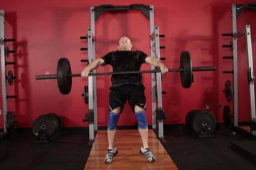 Hang Snatch - Below Knees: posición final