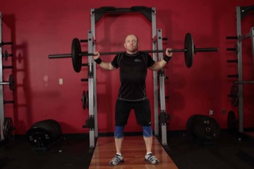 Heaving Snatch Balance: posición inicial