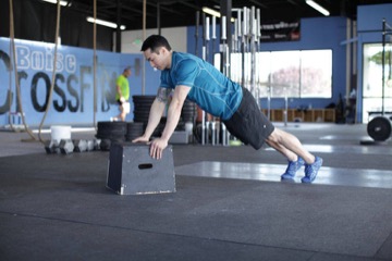 Incline Push-Up: posición final