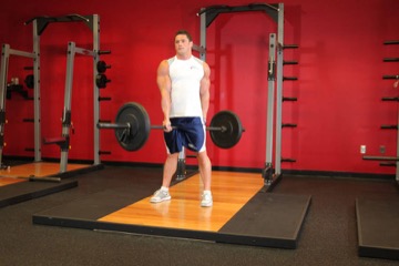 Jefferson Squats: posición inicial