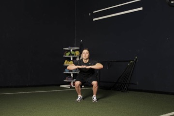 Knee Tuck Jump: posición inicial
