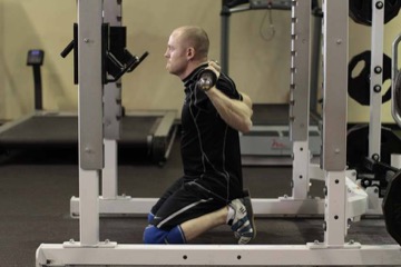 Kneeling Squat: posición final