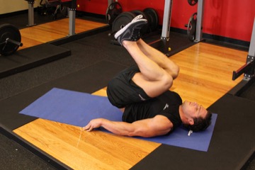 Leg Pull-In: posición final