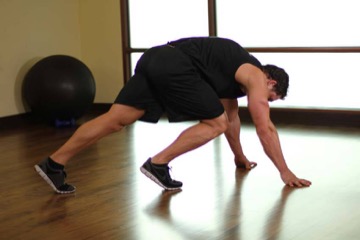 Mountain climbers: posición inicial