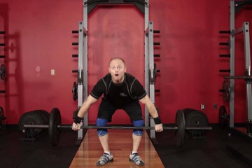 Muscle Snatch: posición inicial