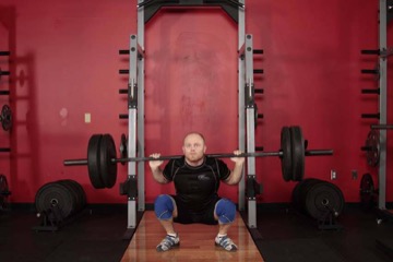 Olympic Squat: posición final