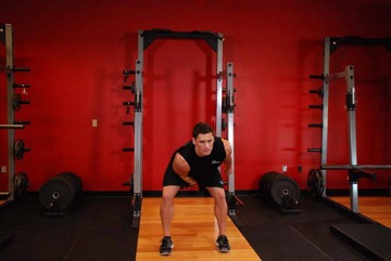 Snatch con kettlebell: posición final