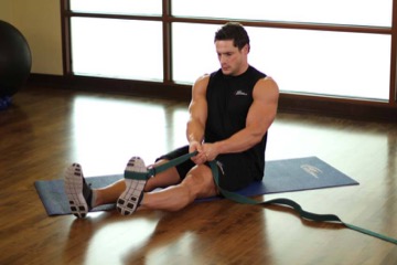 Posterior Tibialis Stretch: posición inicial
