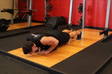 Push-Ups - Close Triceps Position: posición final