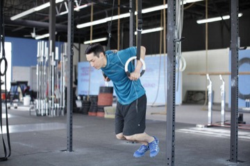 Ring Dips: posición inicial