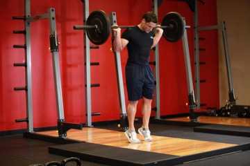 Rocking Standing Calf Raise: posición final