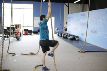Rope Climb: posición inicial