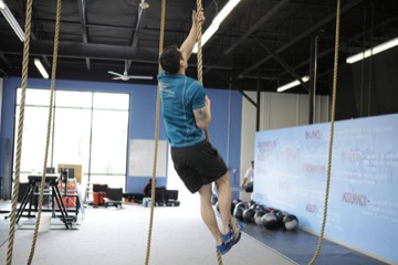 Rope Climb: posición final
