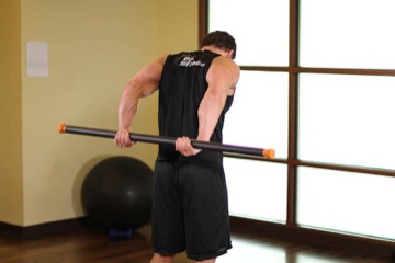 Round The World Shoulder Stretch: posición final