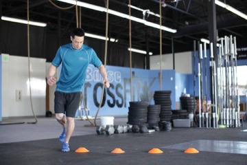 Single-Leg Lateral Hop: posición inicial