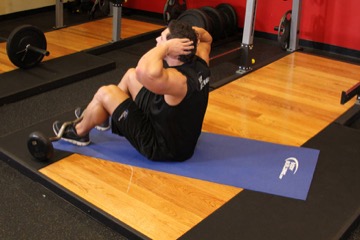 Sit-up: posición final