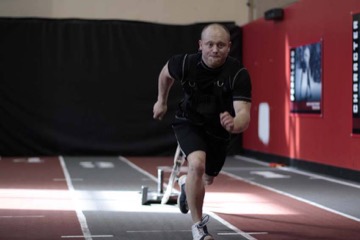 Sled Drag - Harness: posición final