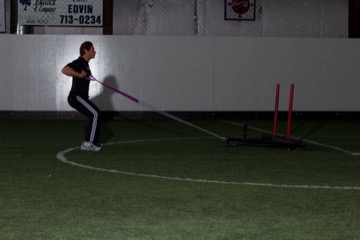 Sled Row: posición final