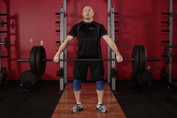 Snatch Deadlift: posición final