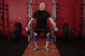 Snatch Pull: posición final