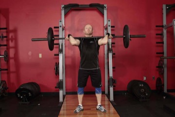 Squat Jerk: posición inicial