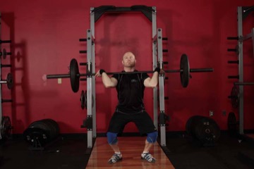 Squat Jerk: posición final