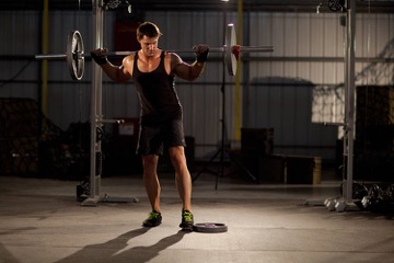 Squat with Plate Movers: posición inicial