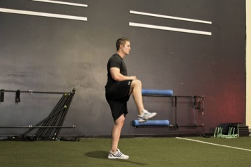 Standing Hip Circles: posición final