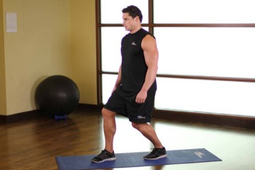 Standing Hip Flexors: posición inicial