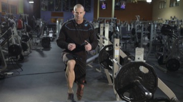 Step-up with Knee Raise: posición inicial