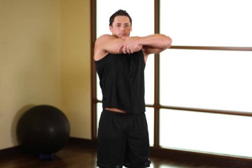 Tricep Side Stretch: posición final