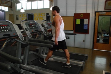 Walking, Treadmill: posición inicial